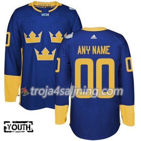 Sverige tröja Customized World Cup i ishockey 2016 Lila Premier - NHL Tröjor Barn Sverige tröja Customized World Cup i ishockey 2016 Lila Premier - NHL Tröjor Barn